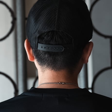 BESICロゴ Flat Cap - Black