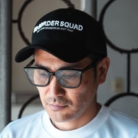 Basic Logo メッシュラウンド Cap - BLACK