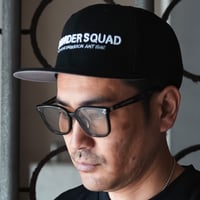 BESICロゴ Flat Cap - Black