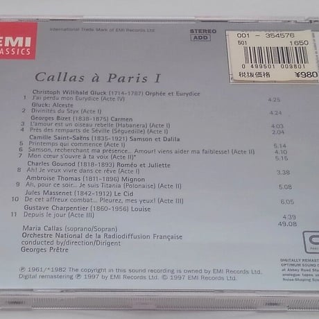 Callas a Paris 1 /Pretre