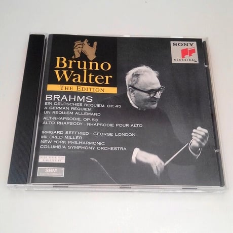 Bruno Walter The Edition - Brahms: German Requiem, Alto Rhapsody