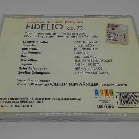 Beethoven:Fidelio/Furtwangler