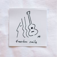 【Life with....】ステッカー (freedom smile)