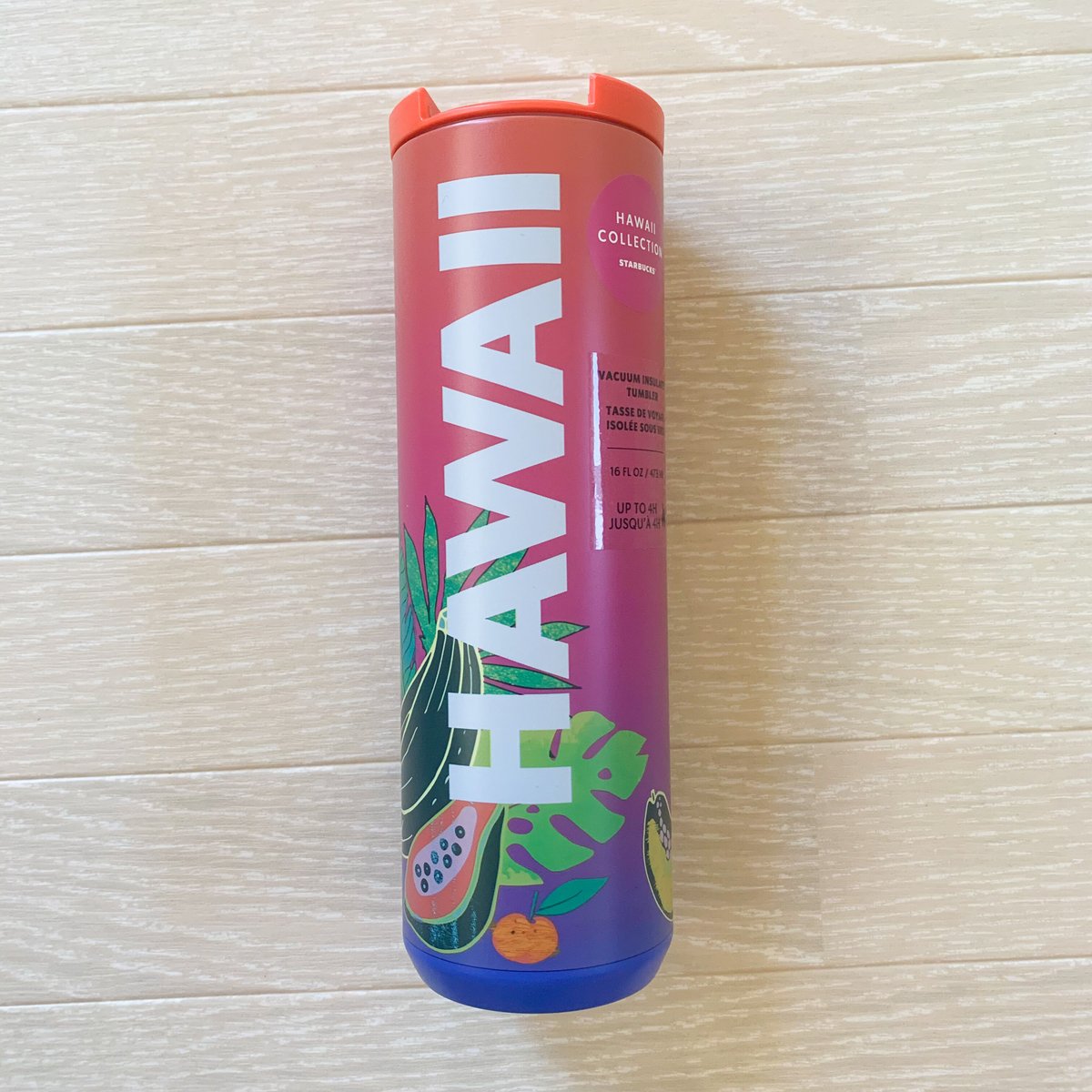 ハワイ限定 スターバックスハワイ パームリーフ 保冷保温タンブラー