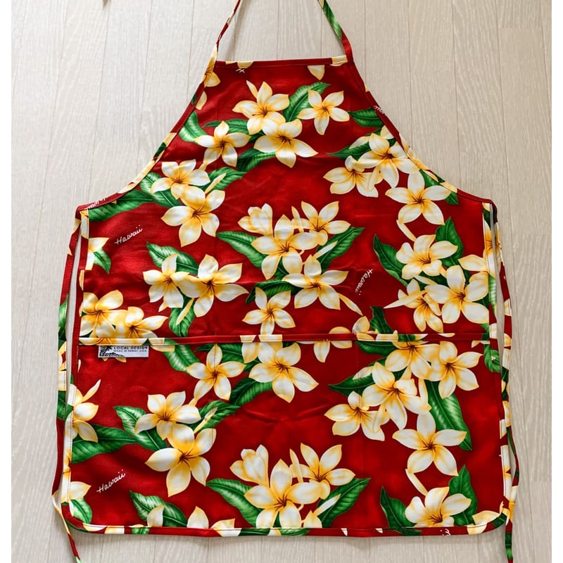 ハワイ プルメリア柄 エプロン | Sunny days