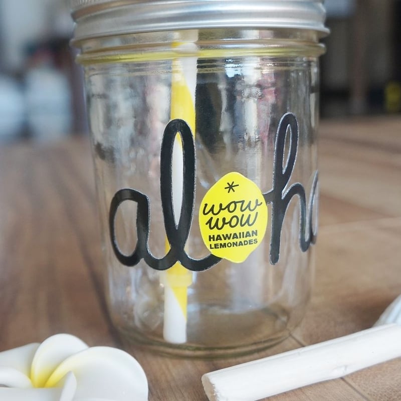 ⭐️希少価値⭐️メイソンジャー　ハワイ限定　WOWWOWレモネード ⭐️希少価値⭐️メイソンジャー ハワイ限定 WOWWOWレモネード