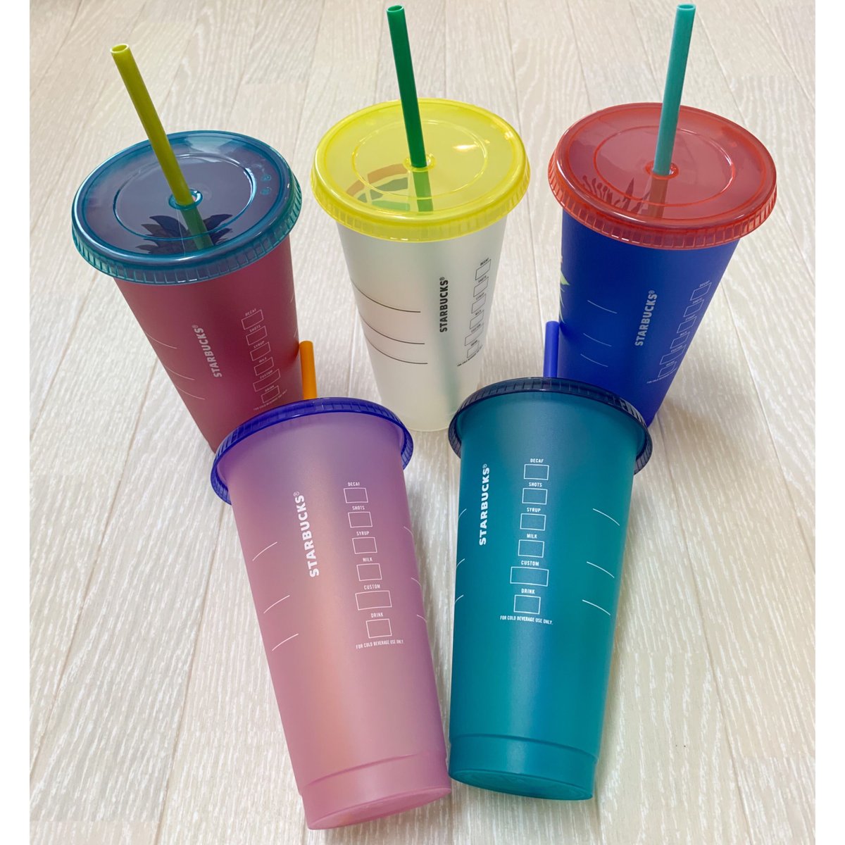 ハワイ限定 スターバックスハワイ リユーザブルタンブラー5個