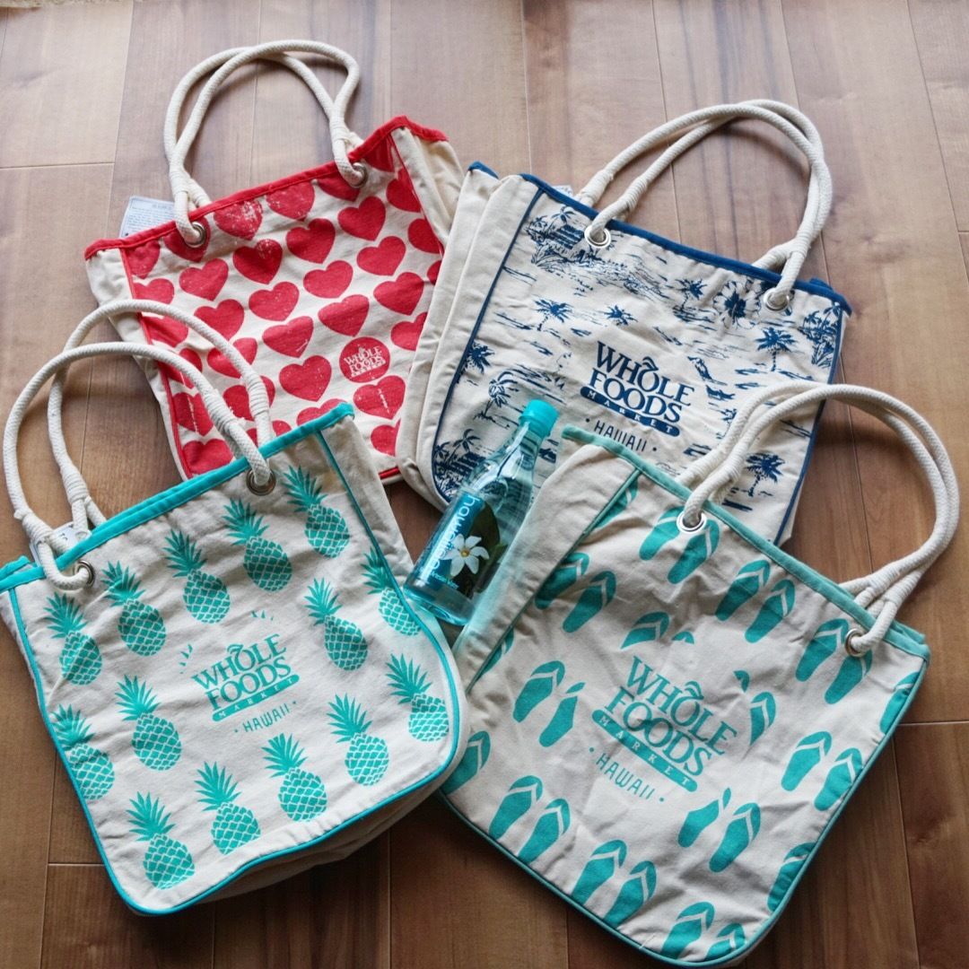 ALOHAパームリーフ柄 エコバッグ 大型 ホールフーズマーケット ×tag aloha トートバッグ/エコバッグ | Sunny