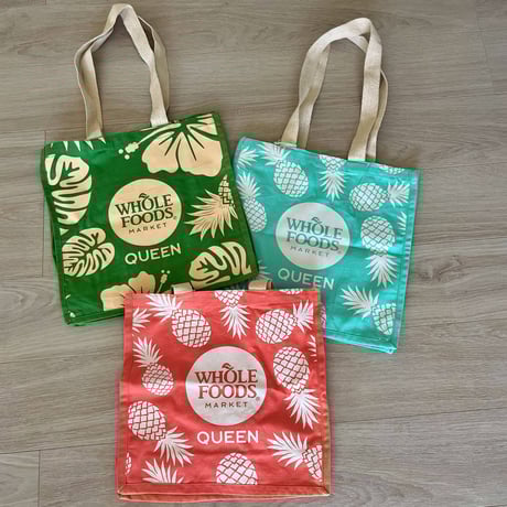 ♡新品未使用♡ Whole Foods Market トートバッグ (レイ) Whole foods market トート | ハワイアン雑貨RainbowEgg
