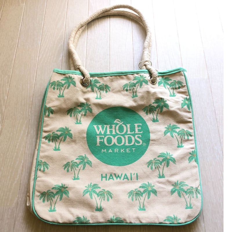 ホールフーズマーケット ×tag aloha パームツリー トートバッグ