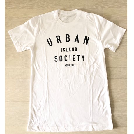 ハワイ  URBAN ISLAND SOCIETY ロゴ Tシャツ