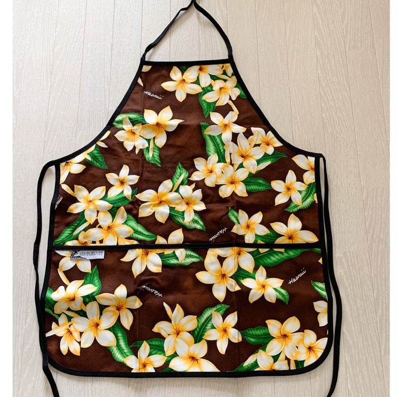 ハワイ プルメリア柄 エプロン | Sunny days