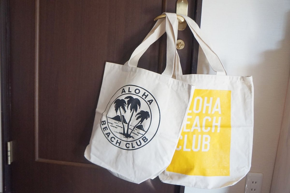 ALOHA BEACH CLUB パームツリー トートバッグ | Sunny days