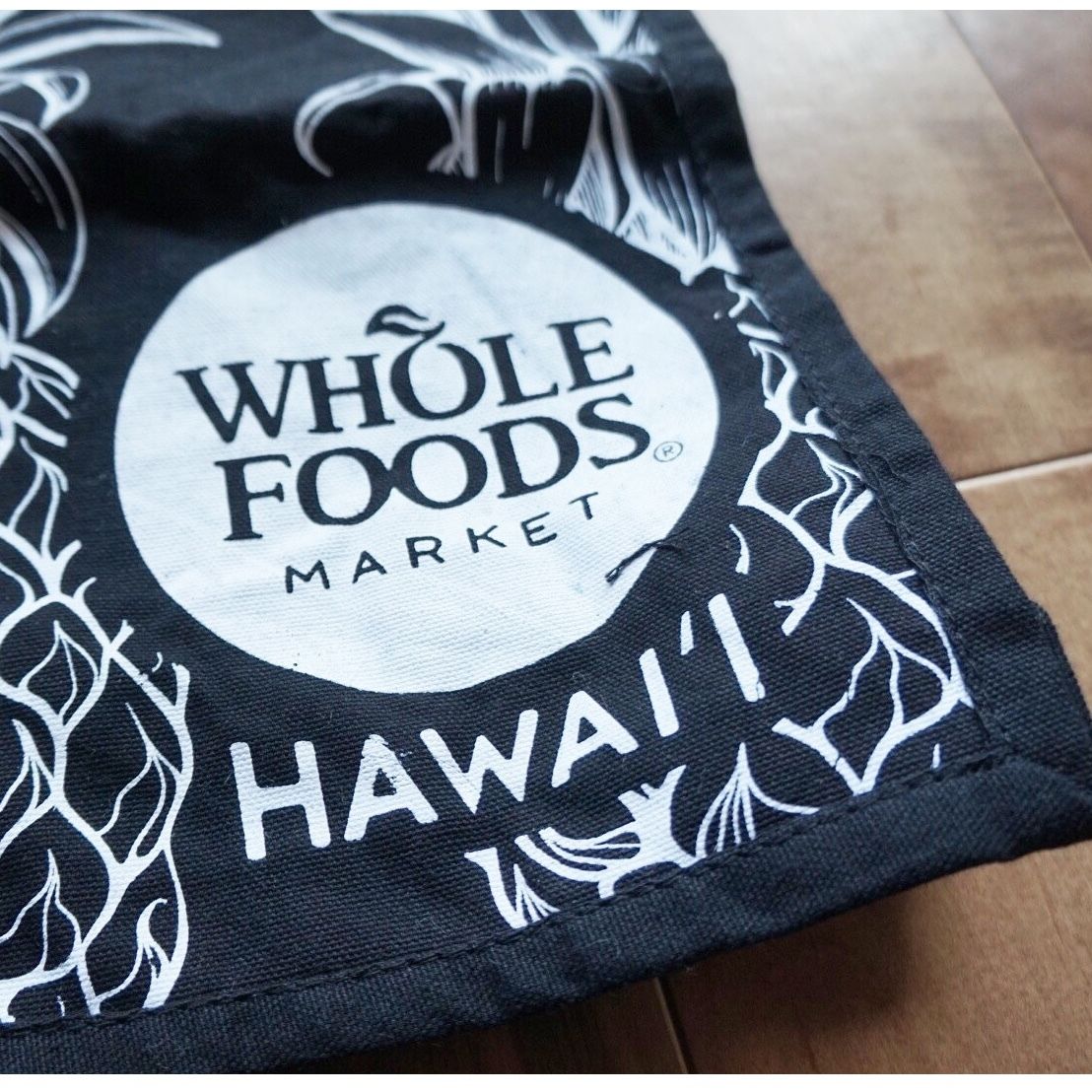 Whole foods/ホールフーズ ハワイ パイナップル柄 エコバッグ