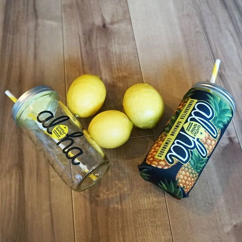 ハワイ WOW WOW LEMONADE/WOW WOWレモネード メイソンジャー クージー付