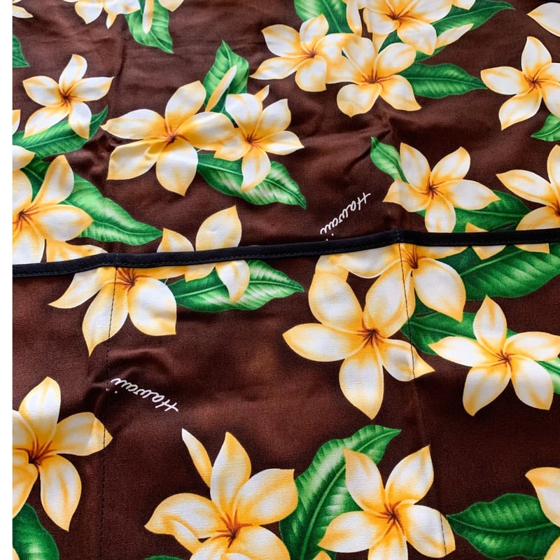 ハワイ プルメリア柄 エプロン | Sunny days