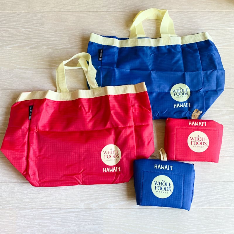 ハワイのホールフーズで折りたたみエコバッグ販売開始（2024年8月