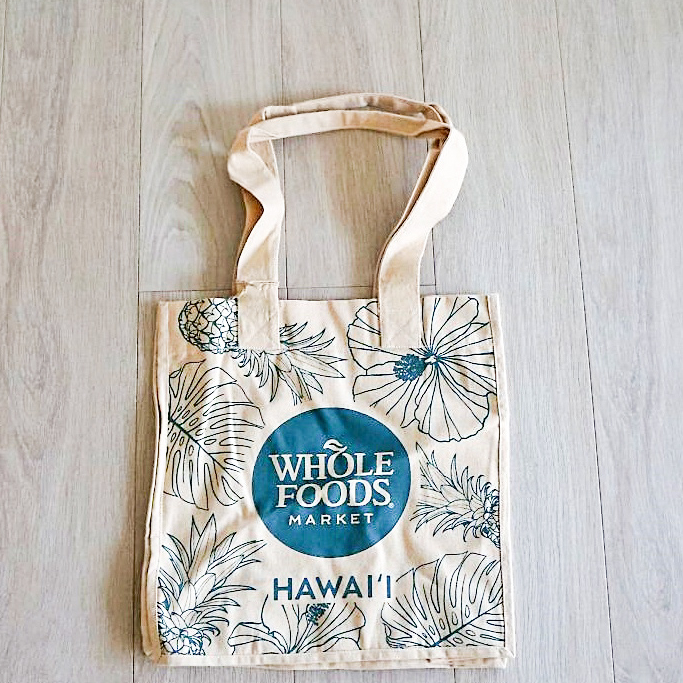 ホールフーズ カート バッグ トロリー ハワイ Hawaii 限定 エコバッグ ホールフーズのローリング・トロリー・バッグ。タイヤ付き買い物バッグ