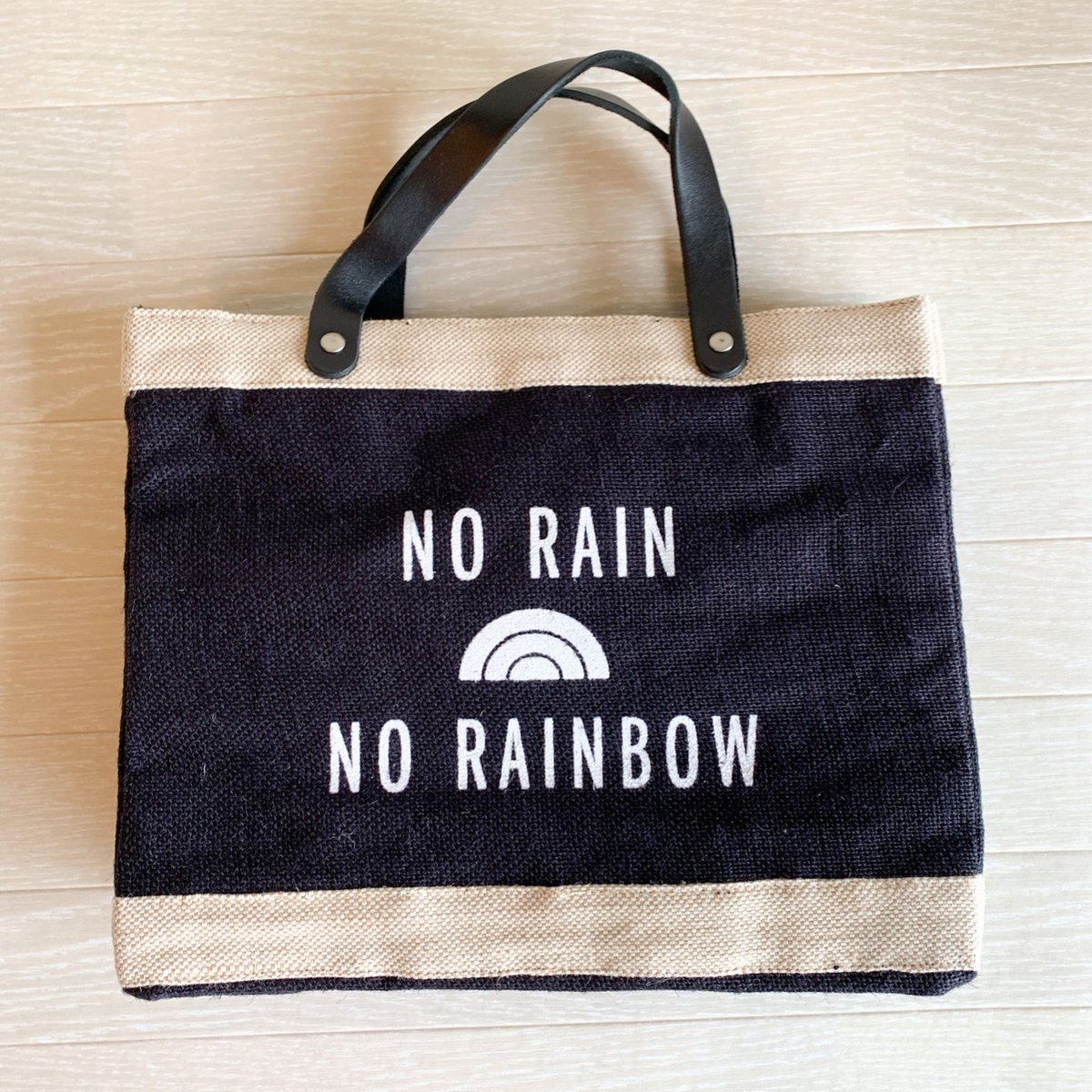 Apolis/アポリス NO RAIN NO RAINBOW ランチトート/マーケット