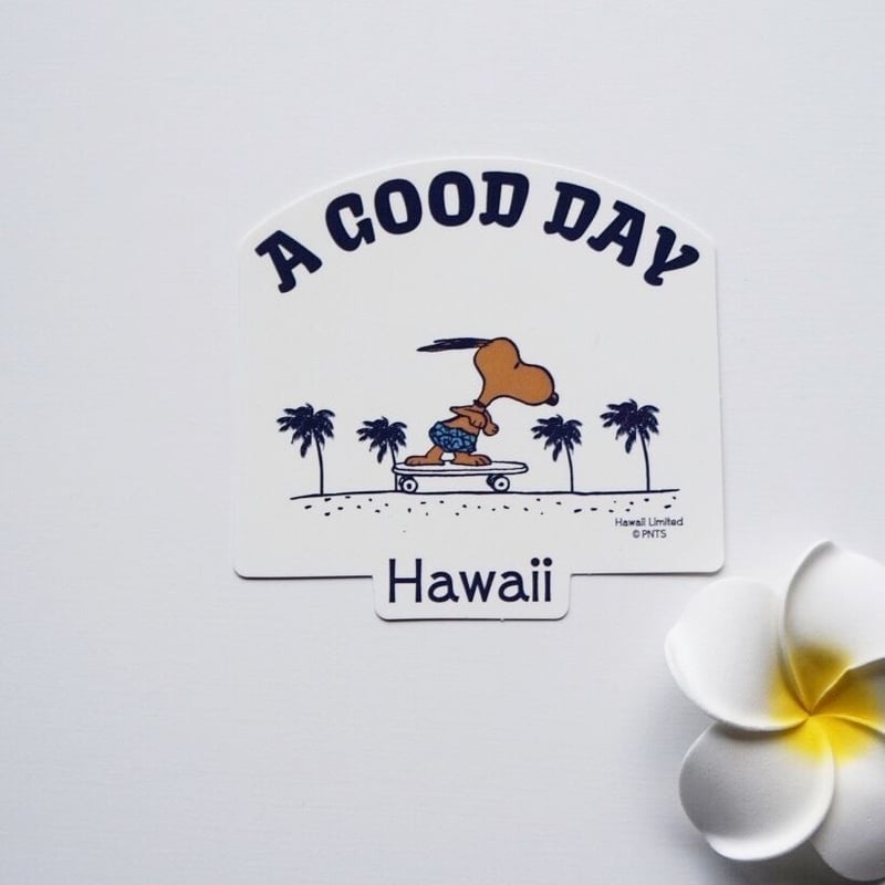 ハワイ　日焼けスヌーピー　ステッカー ハワイ 日焼けスヌーピー ステッカー | Sunny days