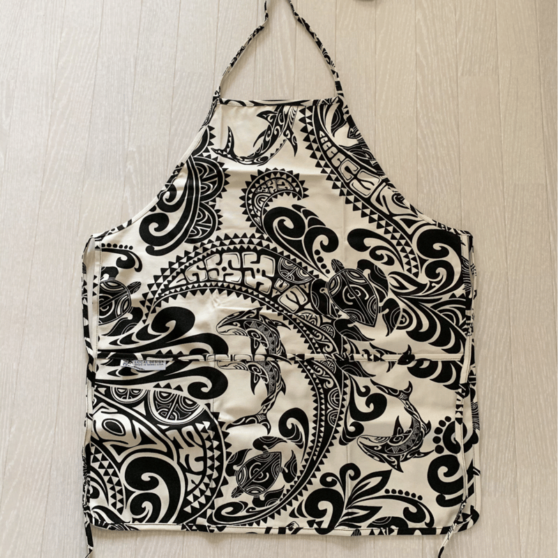 ハワイ タパ柄/トライバル柄 エプロン | Sunny days