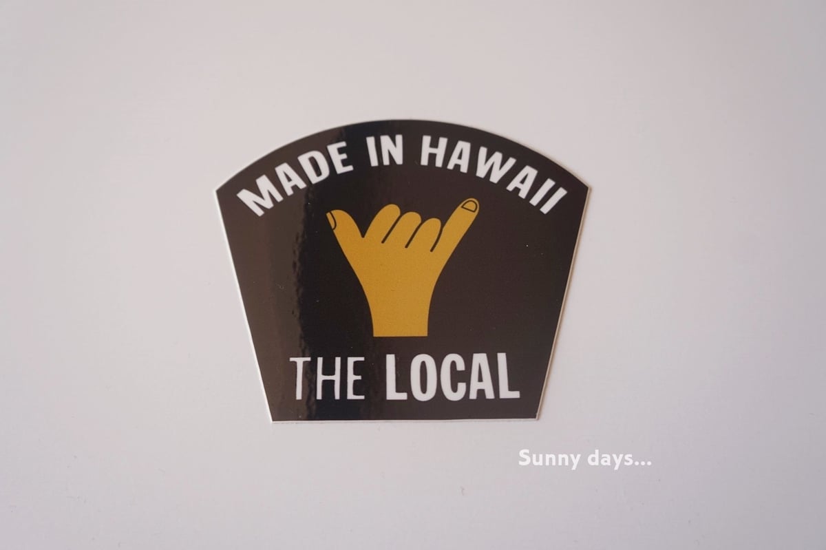 THE LOCAL HAWAII ステッカー | Sunny days