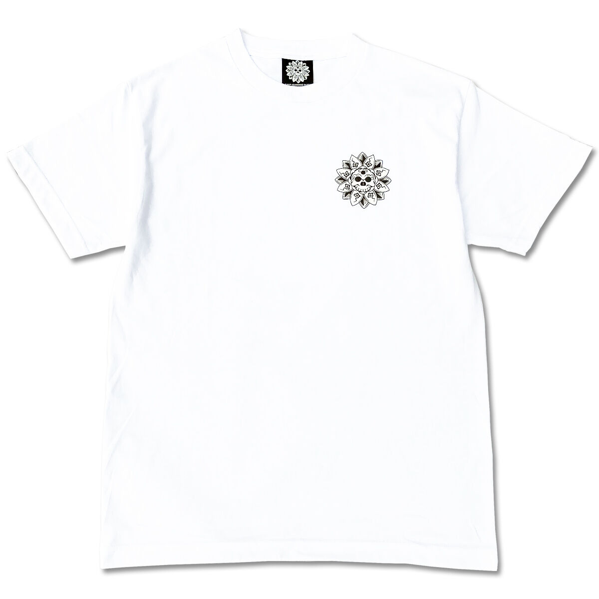 ASIANWAVE SKATES ~WAVE SKULL TEE~ / White×Black