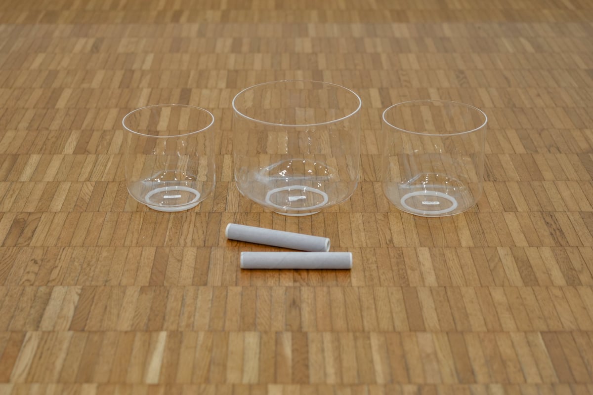 432Hz基準 | 大きく深い響きの3つのクリスタルボウルセット・ケース