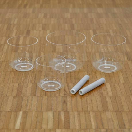 るみ＊カリスキ社製クリスタルボウル 7.25−8インチ D +15レ# るみ＊カリスキ社製クリスタルボウル 7.25−8インチ D +15レ# るみ