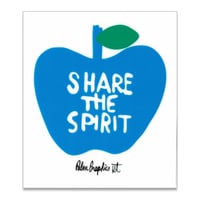 84472 PGステッカー　L　BLUE APPLE