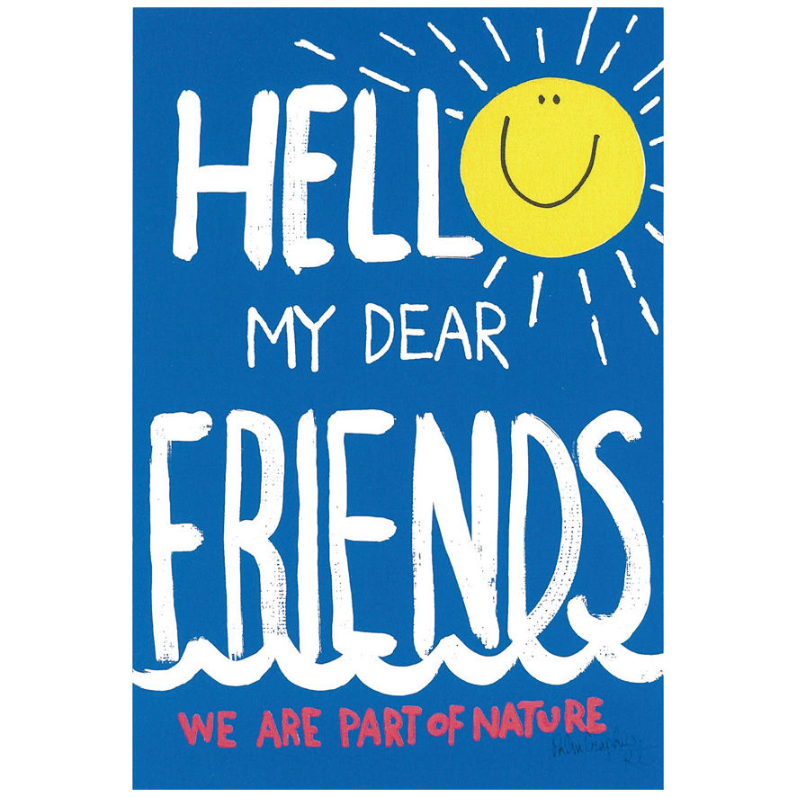 84369 PG ポストカード Hello | Palm Graphics GOODS