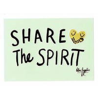 84267 GOLD & BLACKステッカー　SHARE THE SPIRIT