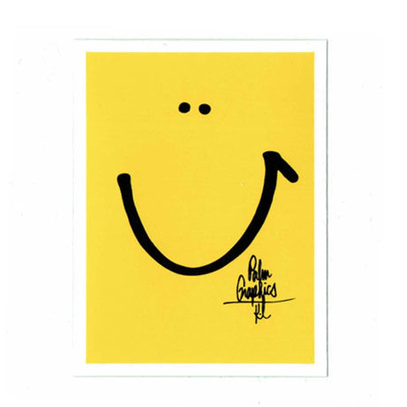 84281 PGステッカー SMILE | Palm Graphics GOODS