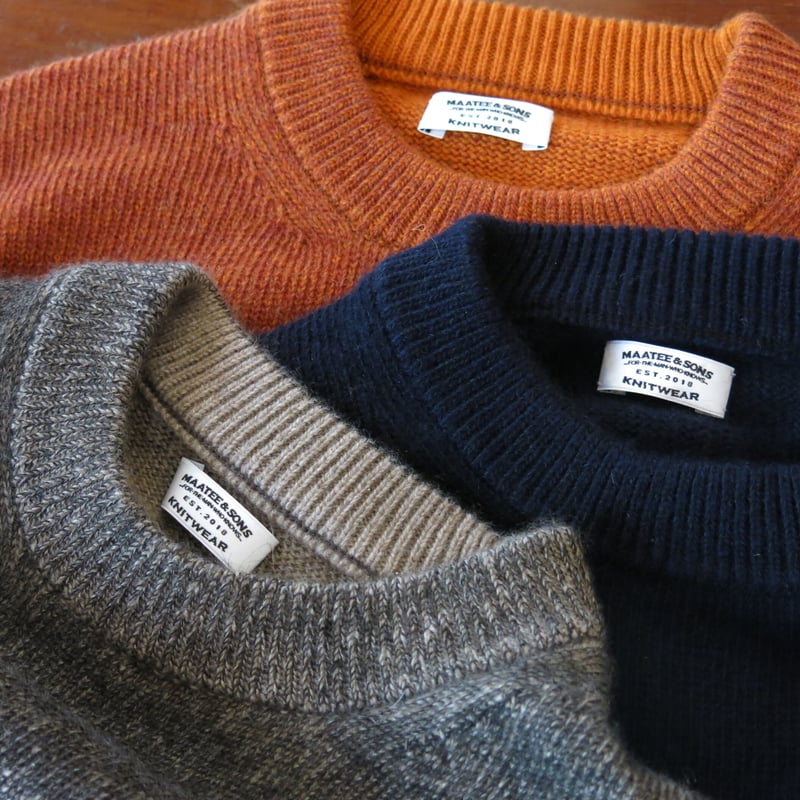 22aw maatee&sons  P/O SWEATER ひょっとこ