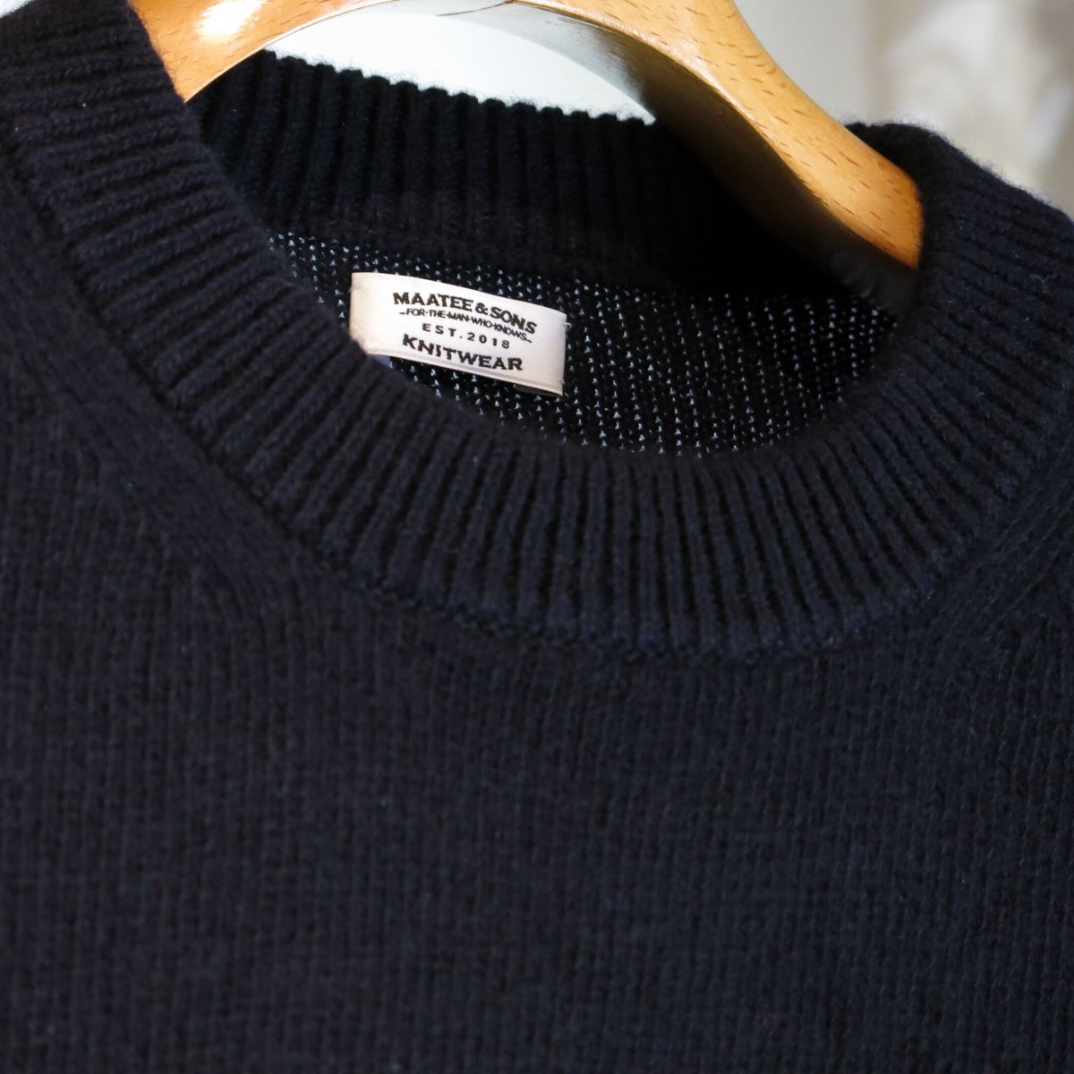 MAATEE&SONS / ひょっとこPULL OVER SWEATER / 強撚シェットラン...