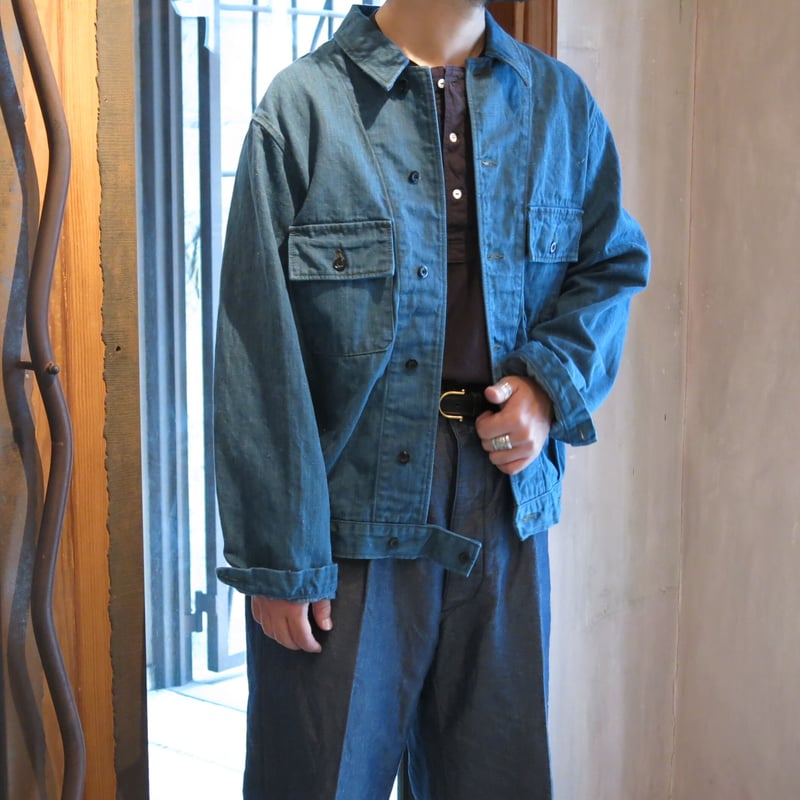 OUTIL / veste caen / cotton×hemp denim | Tibeta