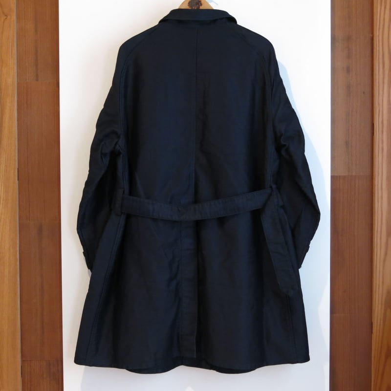 OUTIL / manteau avignon / black indigo | Tibeta