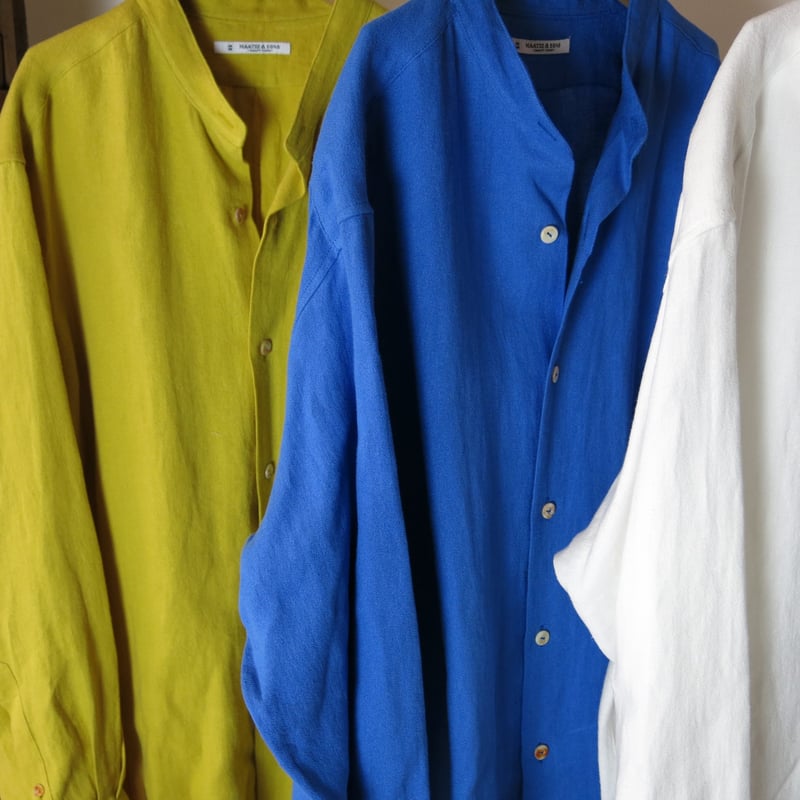 【極美品】MAATEE&SONS LINEN ジョーゼットフリンジSHIRTS 極美品】MAATEE&SONS LINEN ジョーゼットフリンジSHIRTS
