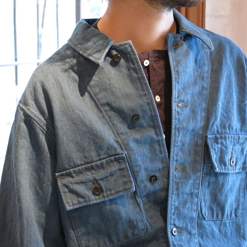 OUTIL / veste caen / cotton×hemp denim | Tibeta