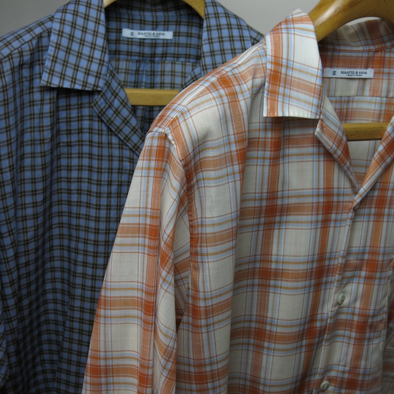 トップス MAATEE&SONS HWOOL ONEPIECE COLLAR SHIRTS MAATEE&SONS H WOOL ONE PIECE COLLAR SHIRTS マーティーアンド