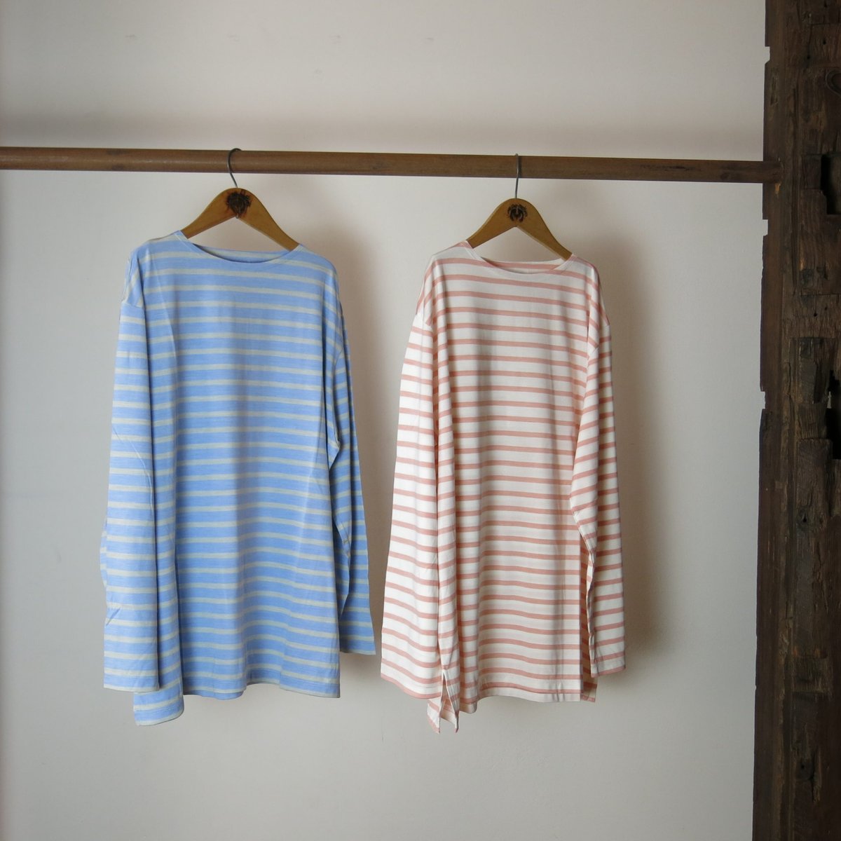 MAATEE&SONS SILK BOAT LONG SLEEVE T 23SS