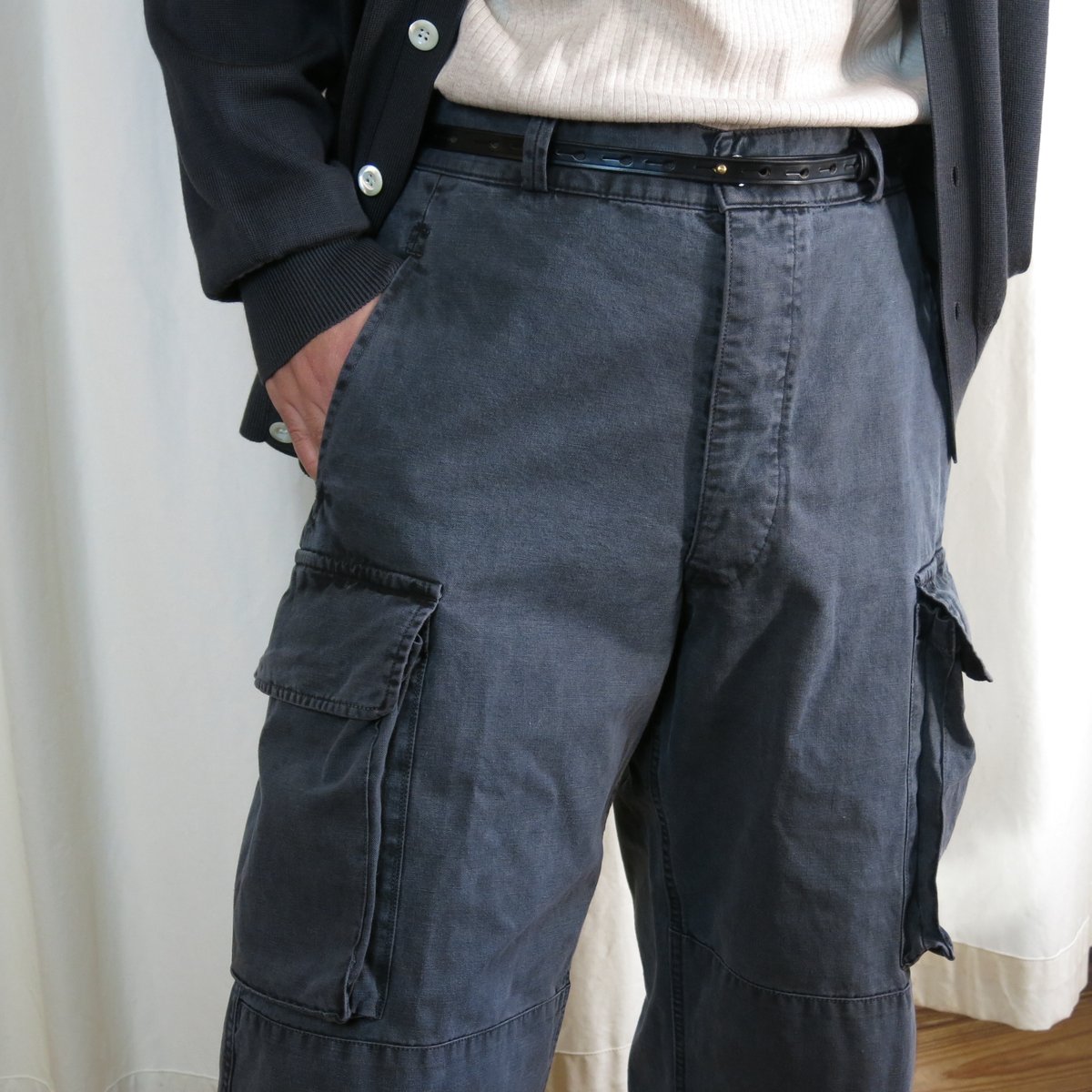 OUTIL / PANTALON BLESLE / Indigo×Charcoal | Tib...