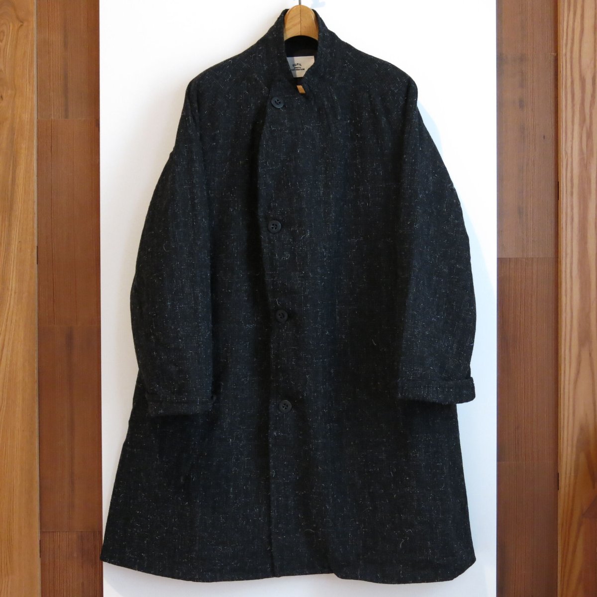 新品】OUTIL （ウティ） MANTEAU LOULLE / BLACK 3 OUTIL / MANTEAU