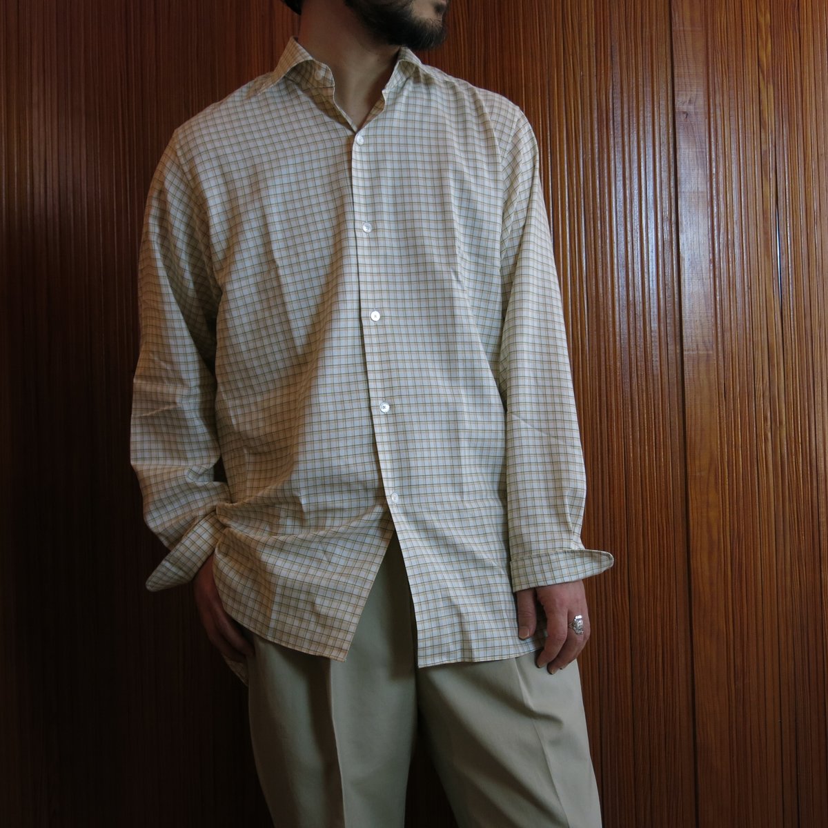 未使用 MAATEE&SONS 24SS LIAN 生臭 C/S CHECK 3