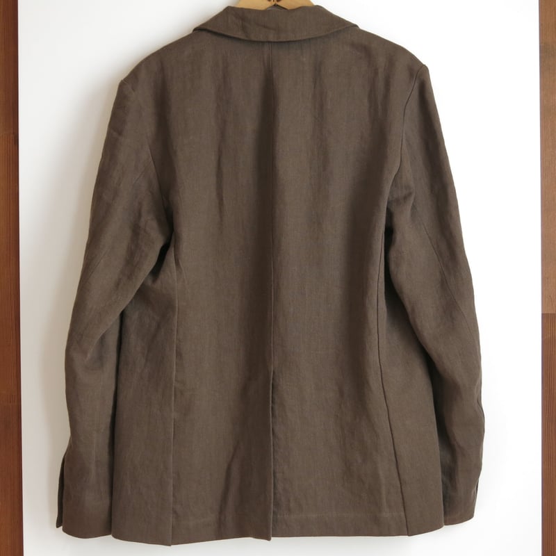 FRANK LEDER / Washed Linen 2B Jacket | Tibetan