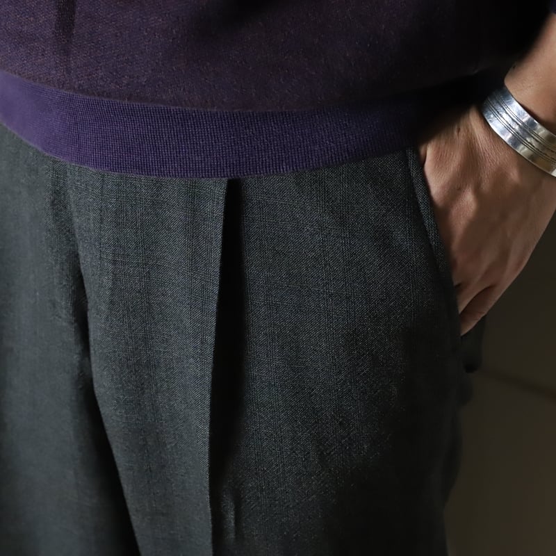 MAATEE&SONS / SET UP TROUSER2 SHADOW CHECK | Ti