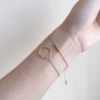 円丸 と一字のブレスレットセット