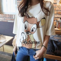 ゆったり半袖ロゴTシャツ