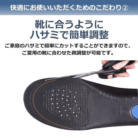 インソール アーチサポート 偏平足 土踏まず 衝撃吸収 立体 3D 中敷き