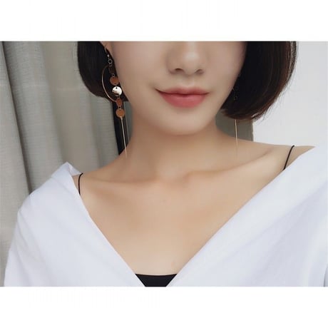 丸スタイルピアス・イヤリング／両耳